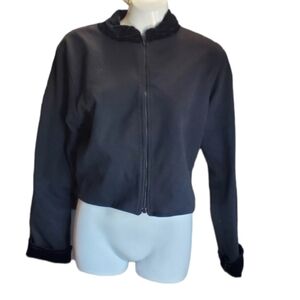 FITIGUES zip up jacket velvet lining M